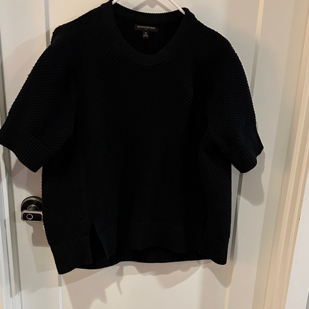 Banana Republic Black Knit Top
